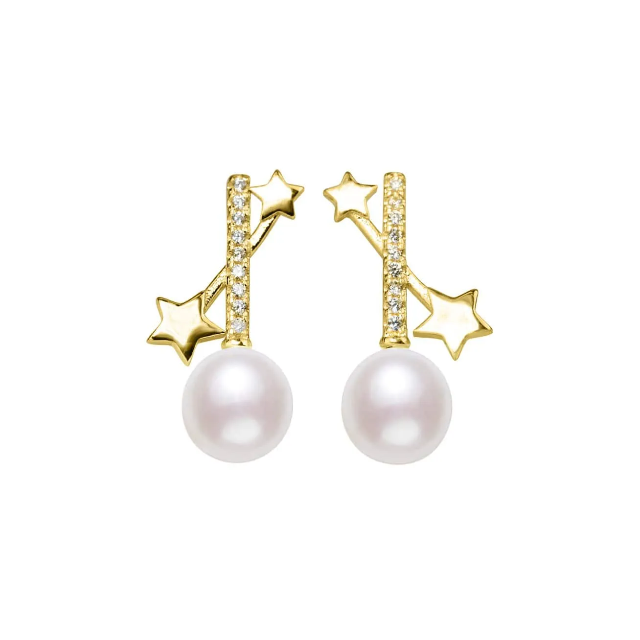 Elegant Freshwater Pearl Earrings WE00105