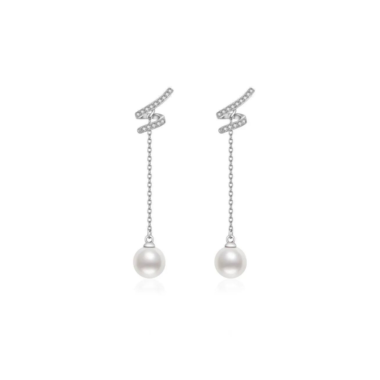 Elegant Freshwater Pearl Earrings WE00141 | S Collection