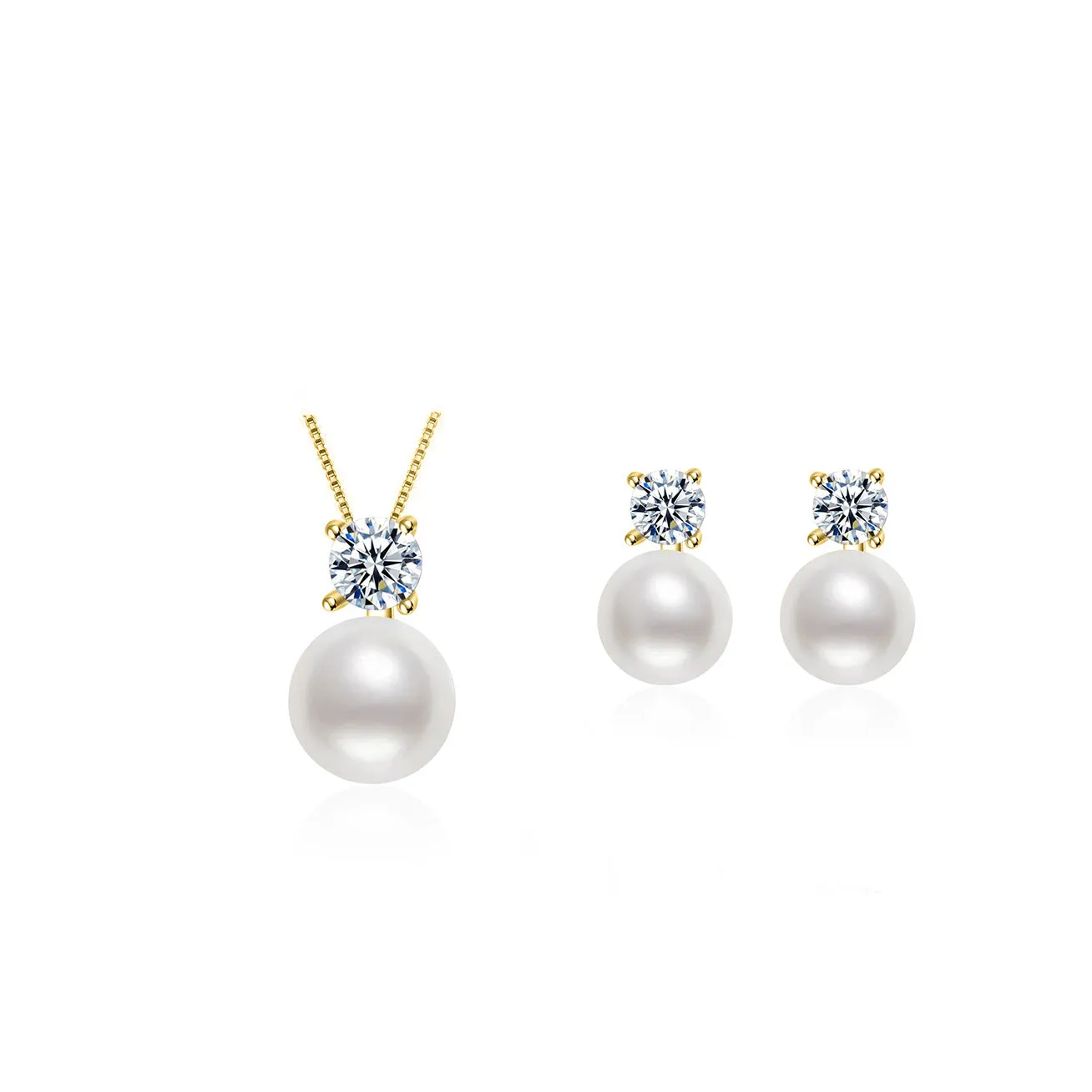 Elegant Freshwater Pearl Set WS00081