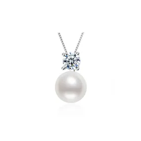 Elegant Freshwater Semi Round Pearl Necklace WN00495