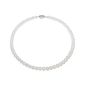 Elegant White Freshwater Pearl Necklace WN00176