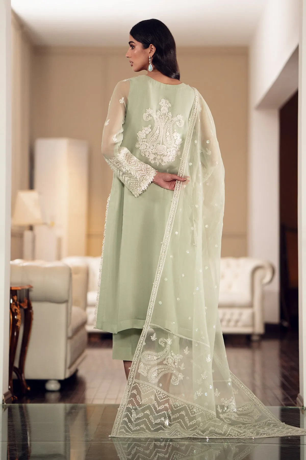 EMBROIDERED CHIFFON PR-895