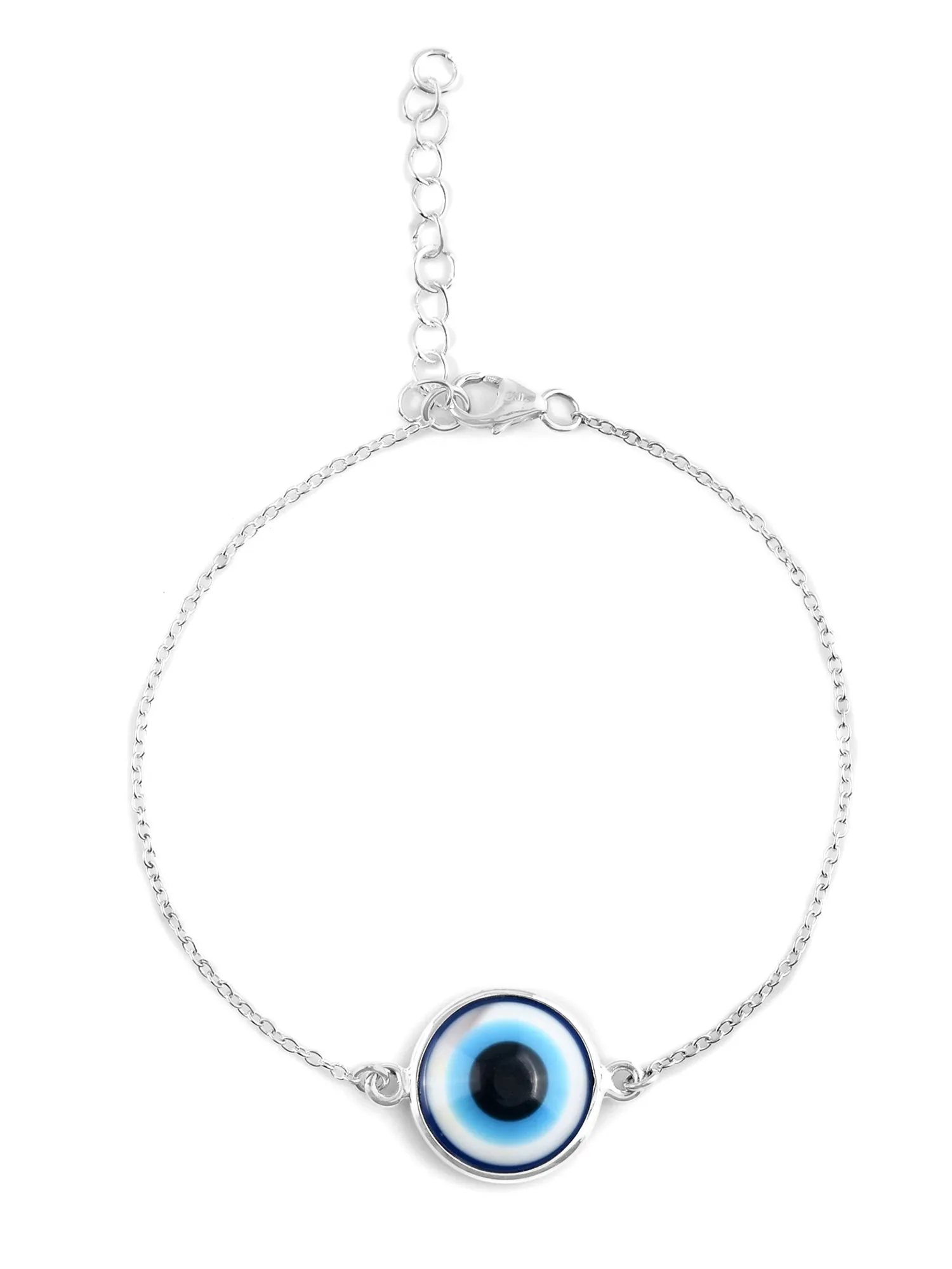 Evil Eye Silver Bracelet For Women