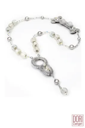 Fifth Avenue Elegant Silver Statement Necklace