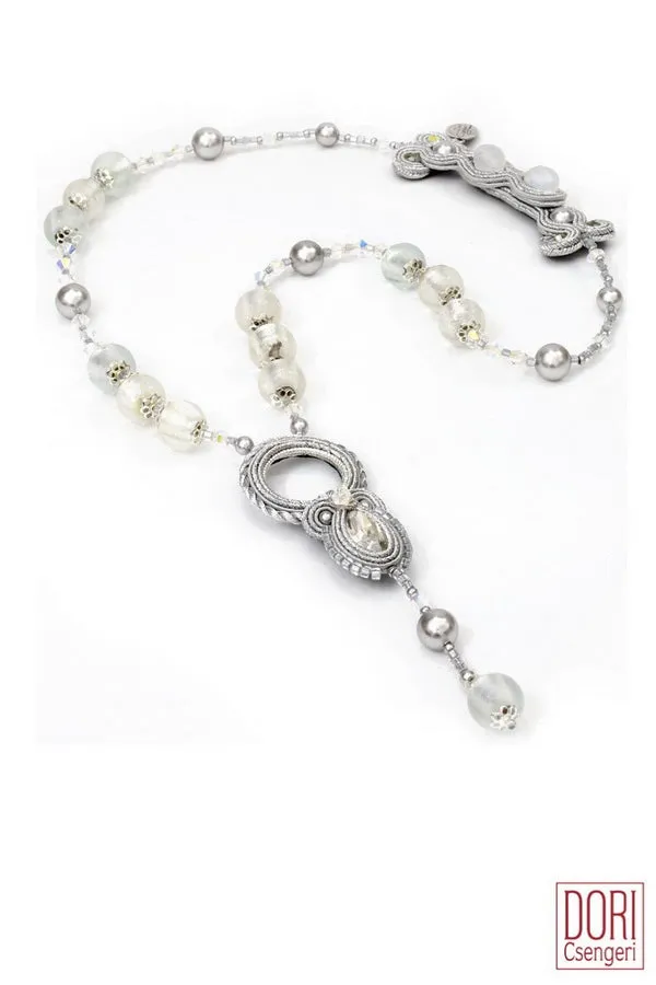 Fifth Avenue Elegant Silver Statement Necklace