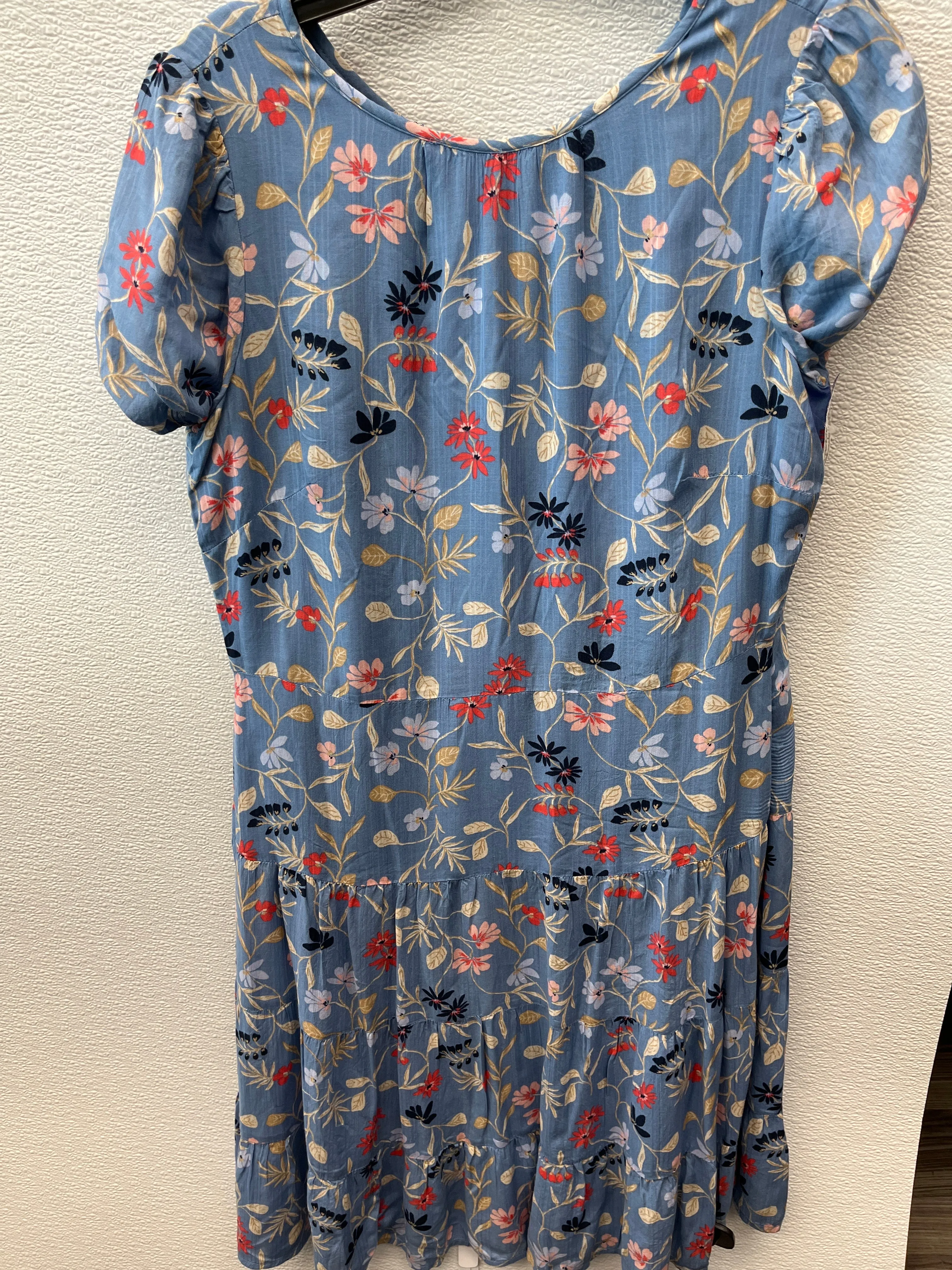 Floral Dress Casual Short Loft, Size 0