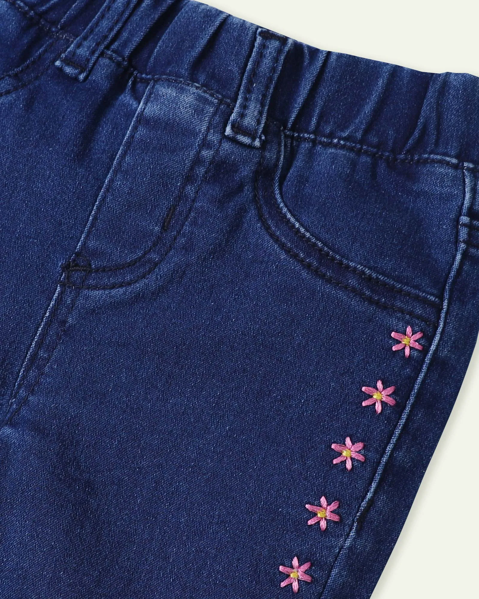 Floral Embroidered Jeggings