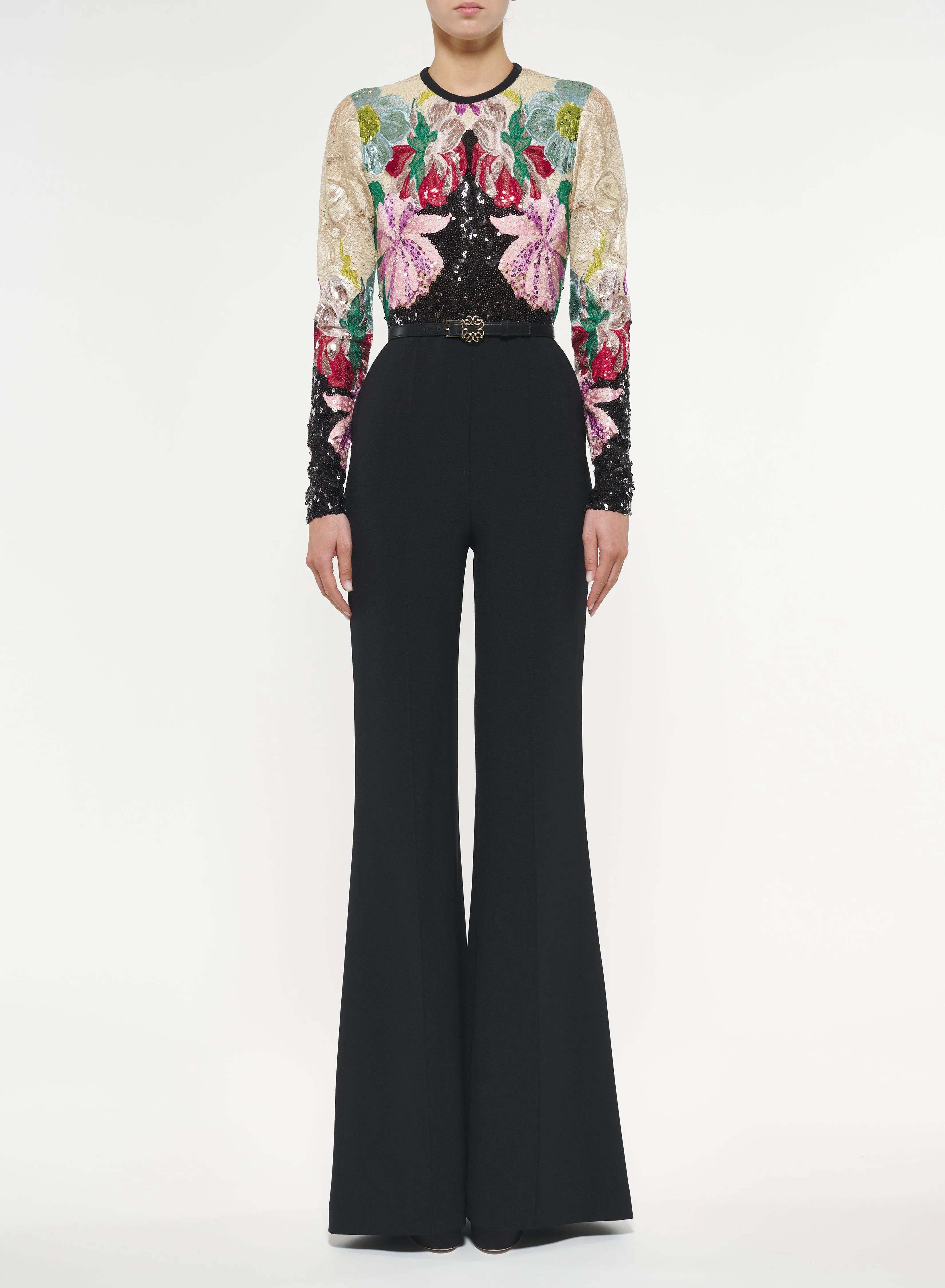 Floral Embroidered Jumpsuit