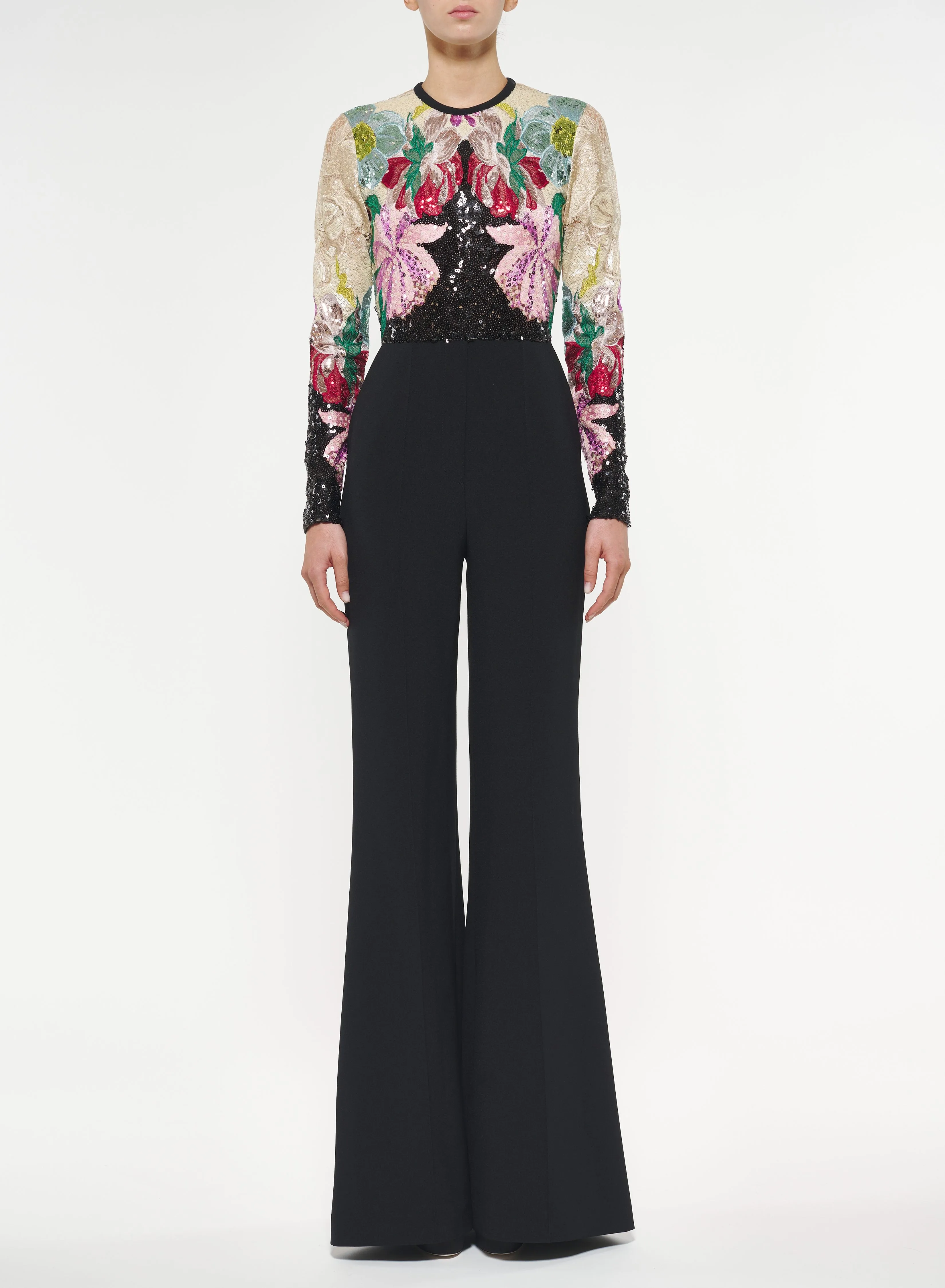 Floral Embroidered Jumpsuit