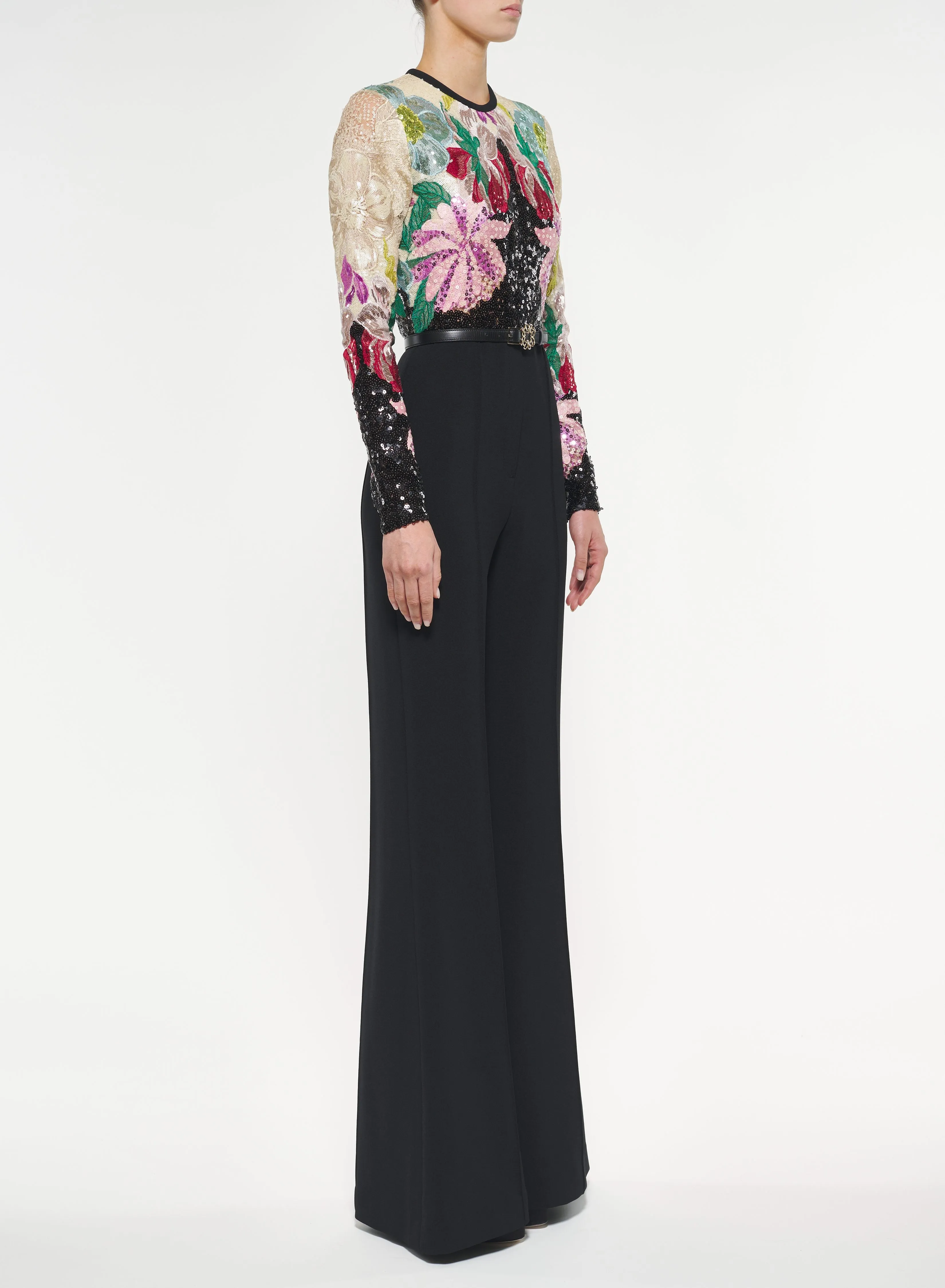 Floral Embroidered Jumpsuit