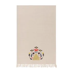 Frida Embroidered Dishtowel