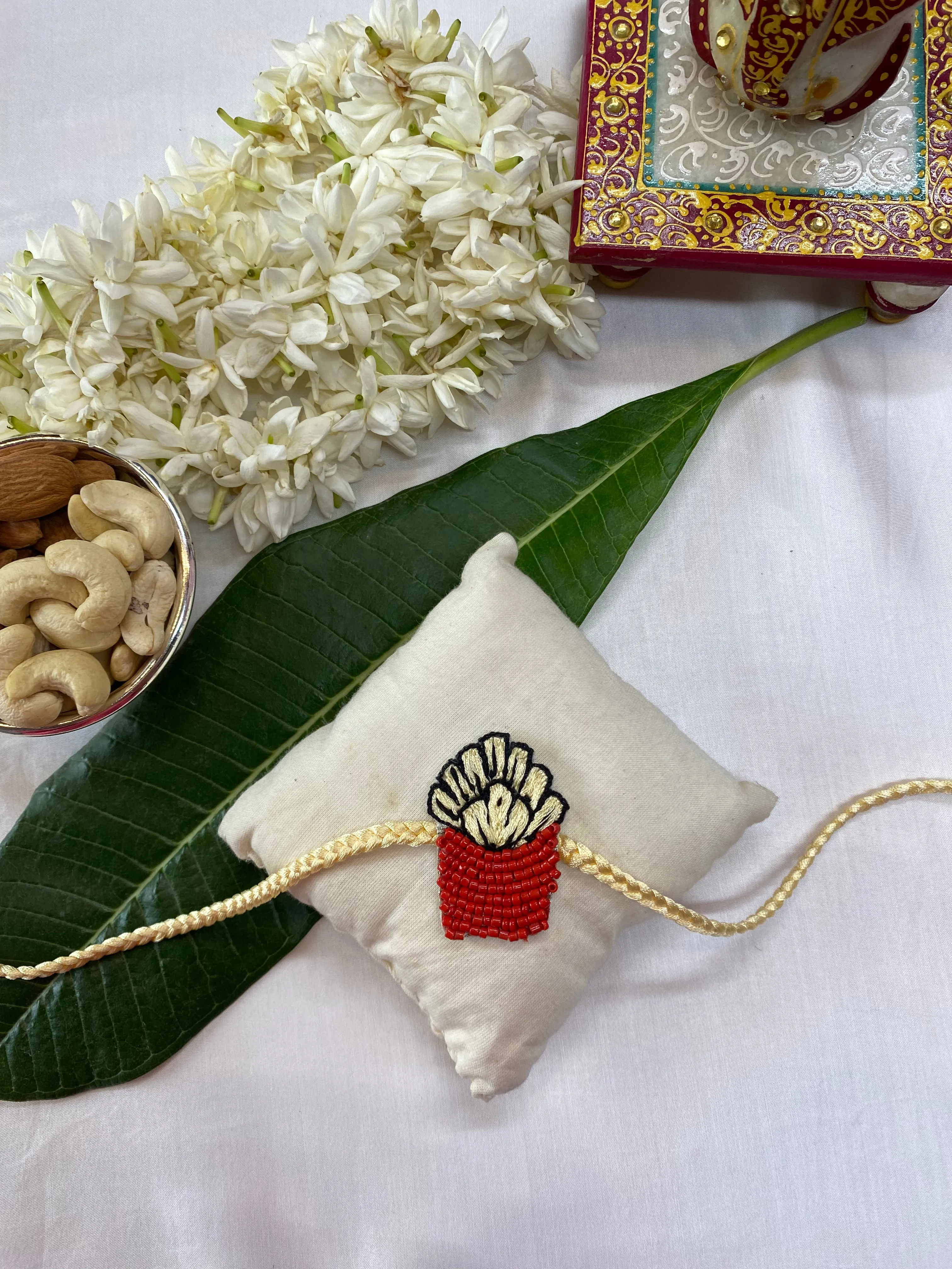 Fries Embroidered Rakhi