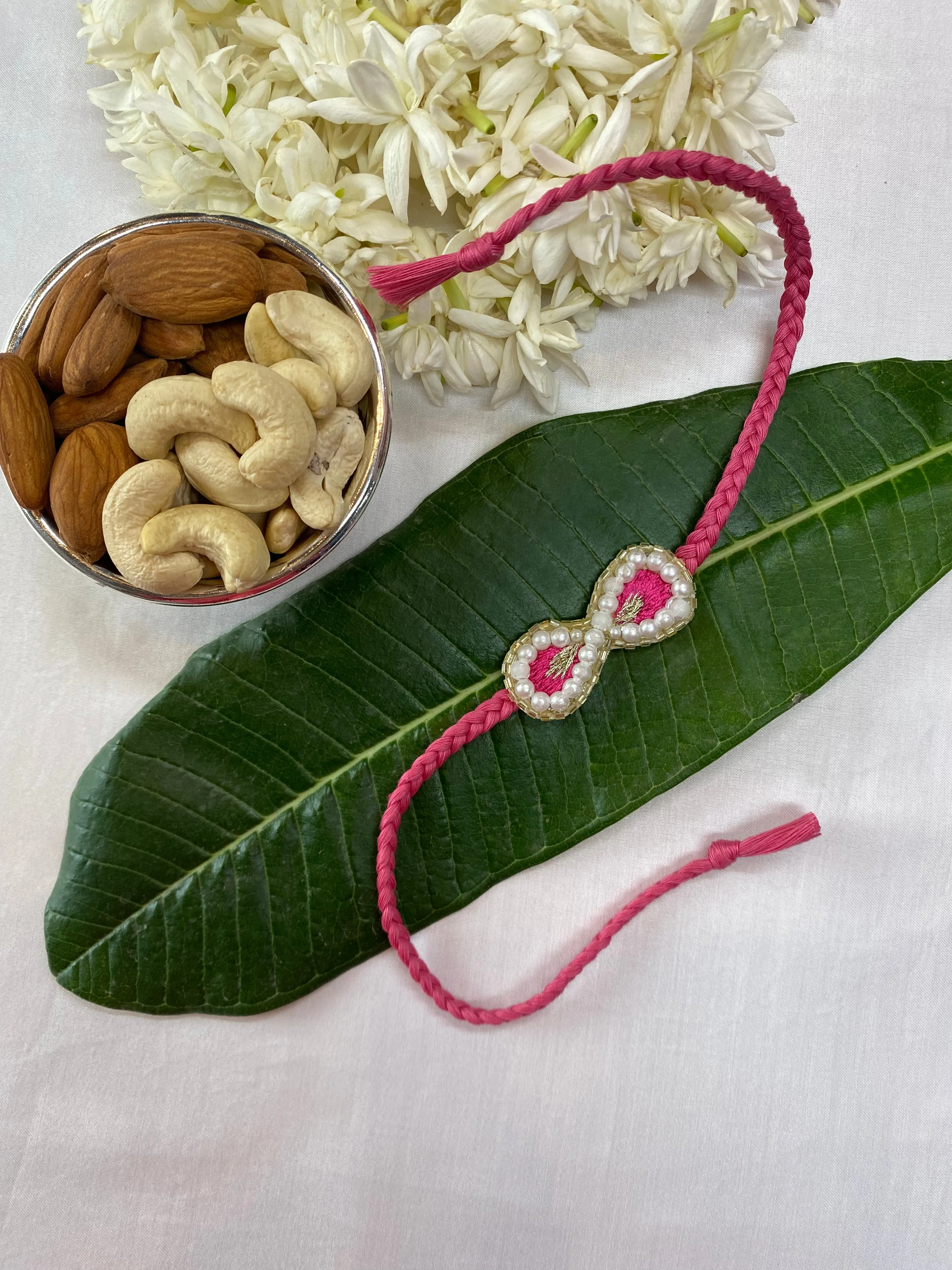 Infinity Embroidered rakhi