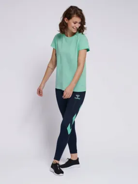 Isobella Women Cotton Green T-Shirt