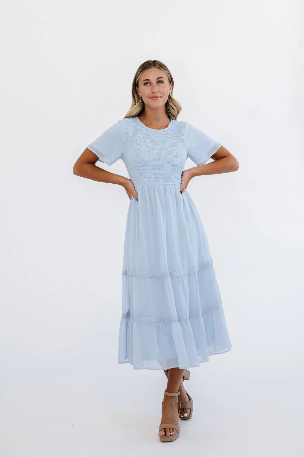 Kanyan Powder Blue Maxi Dress