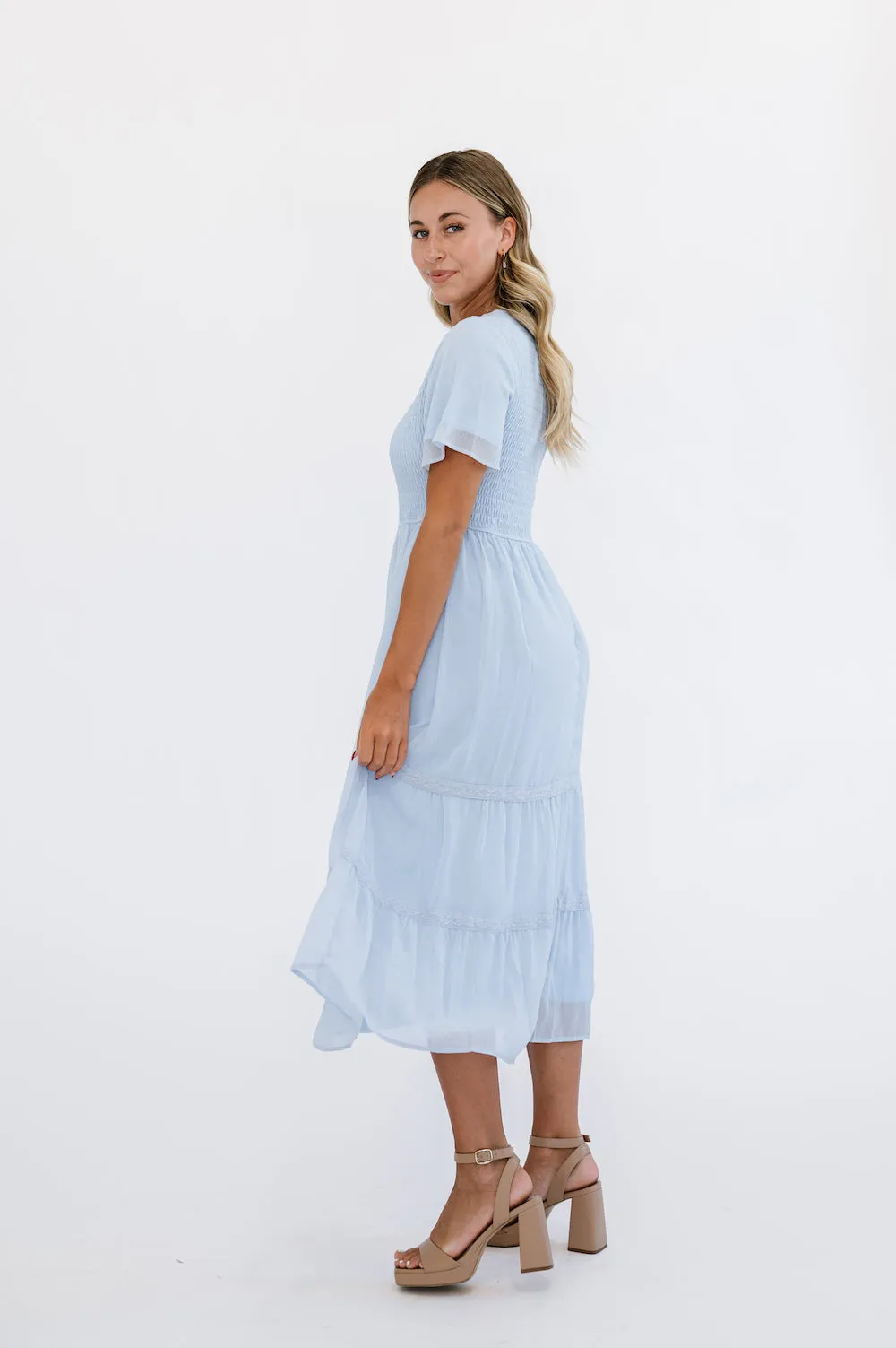 Kanyan Powder Blue Maxi Dress