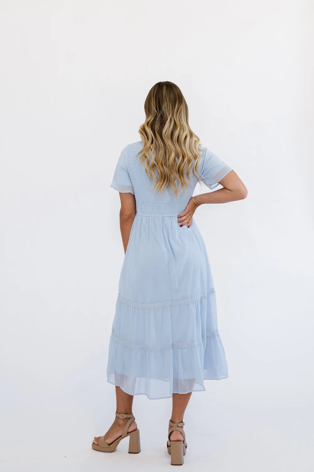 Kanyan Powder Blue Maxi Dress