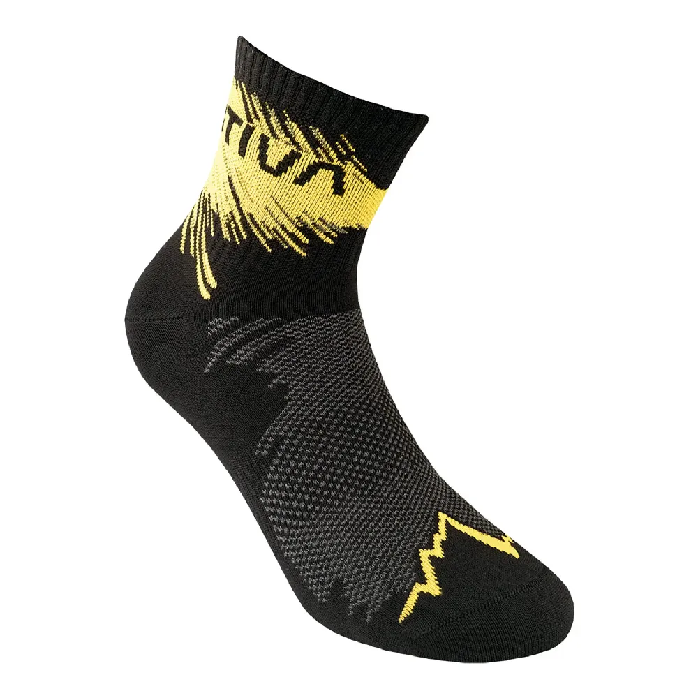 La Sportiva calcetines Trail Running Negro Amarillo