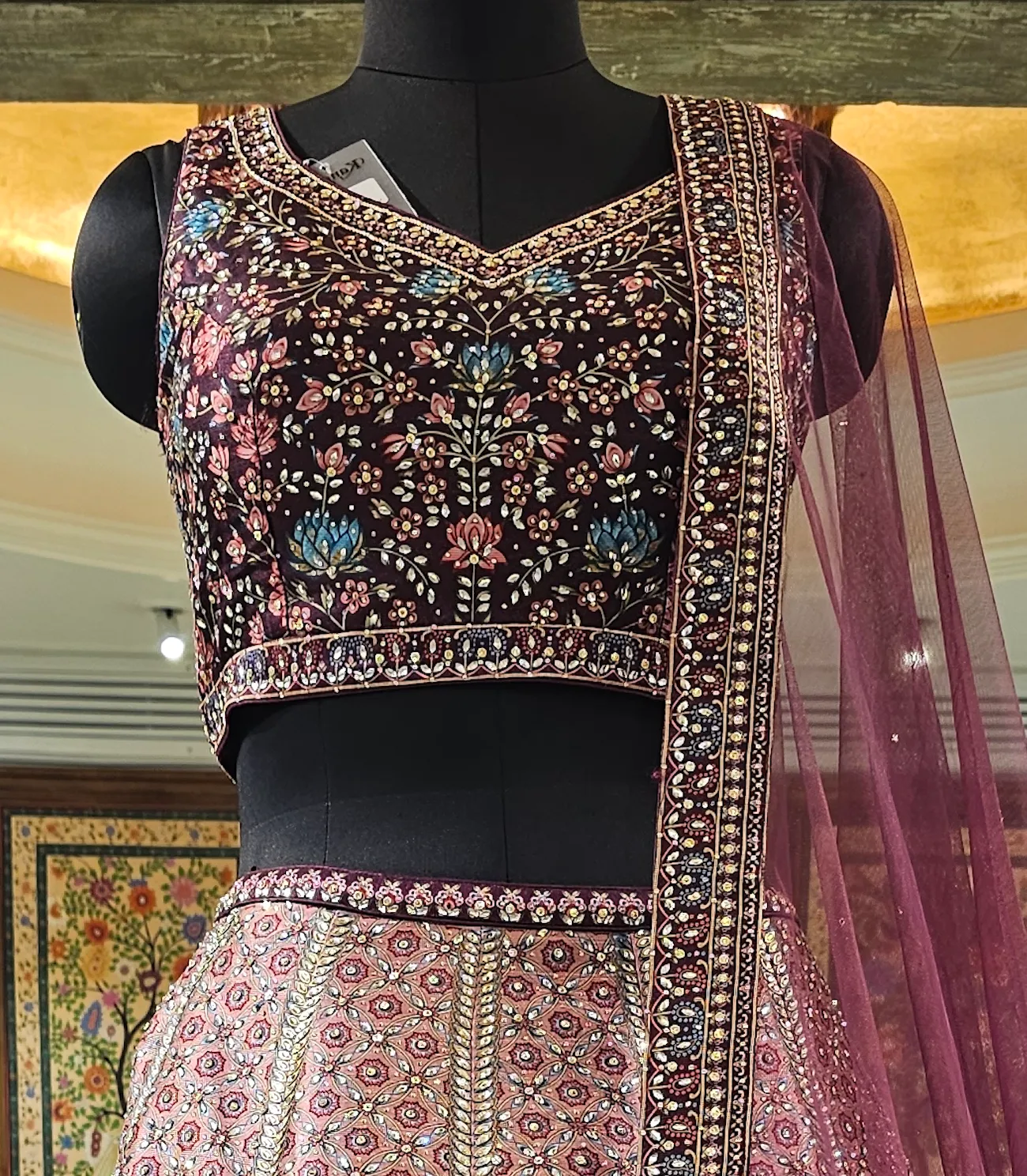 Lehenga Choli with Elegant Hand Work