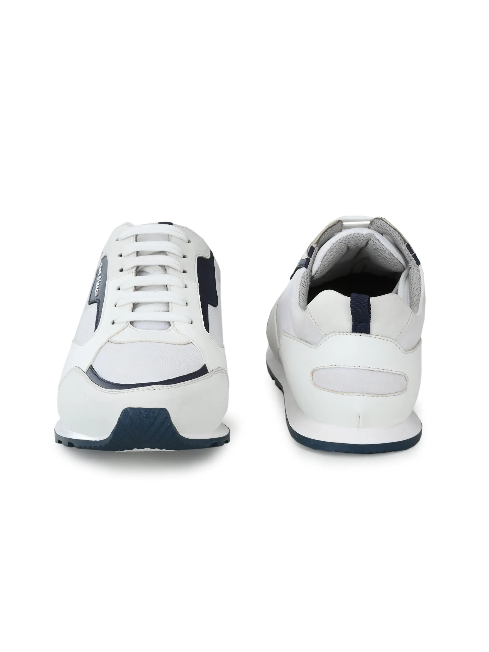 Maverick White Casual Trainers