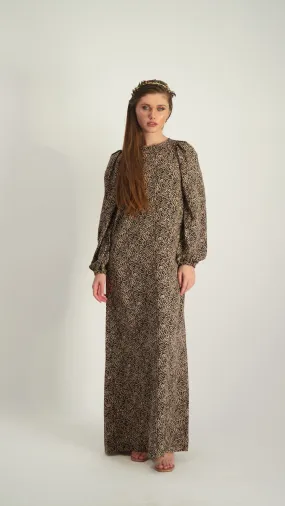 Maxi Elegant Dress / Brown