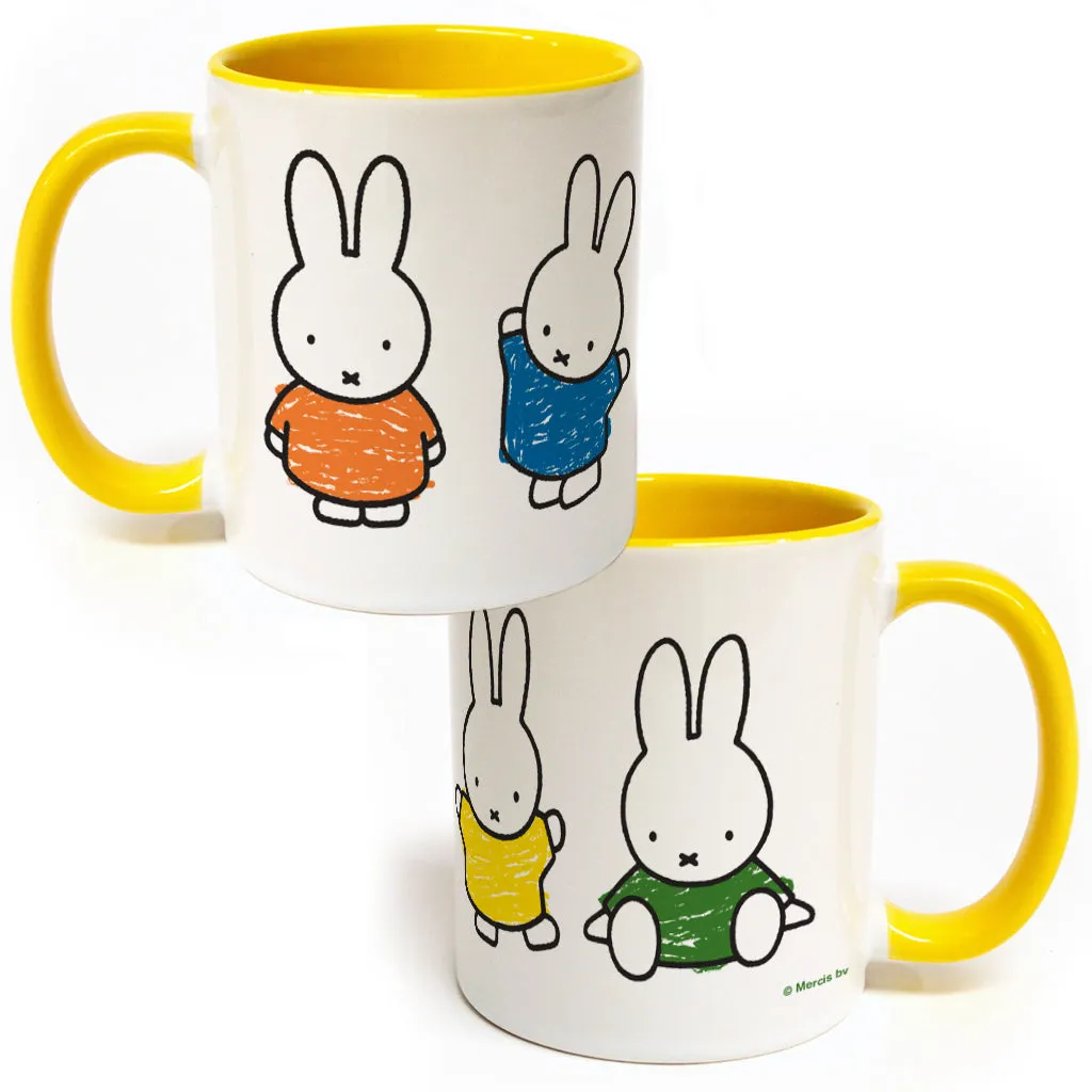 Miffy Coloured Dresses Coloured Insert Mug