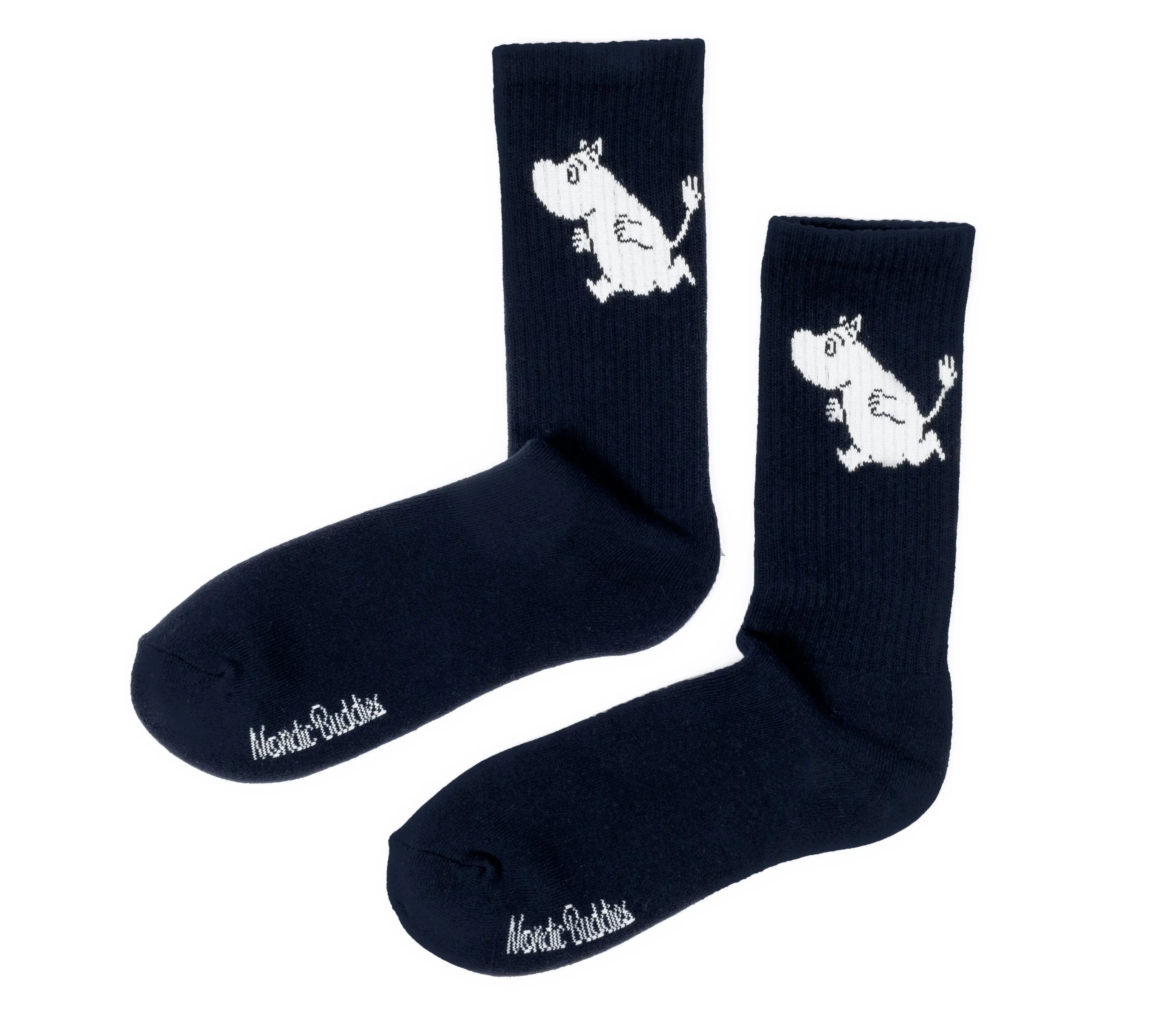 Moomintroll Running Mens Sport Socks - Black