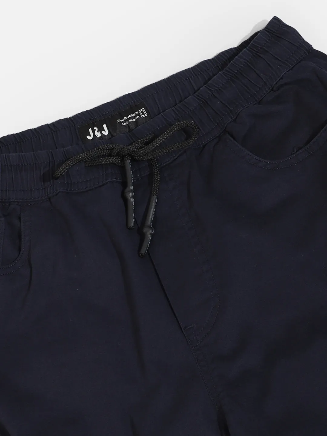 Navy Cotton Twill Cargo