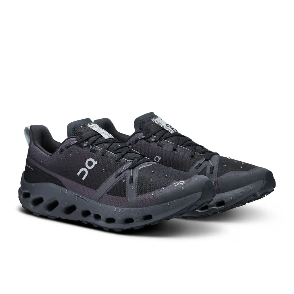 On Running Cloudsurfer Trail Waterproof (Mens) - Black/Eclipse