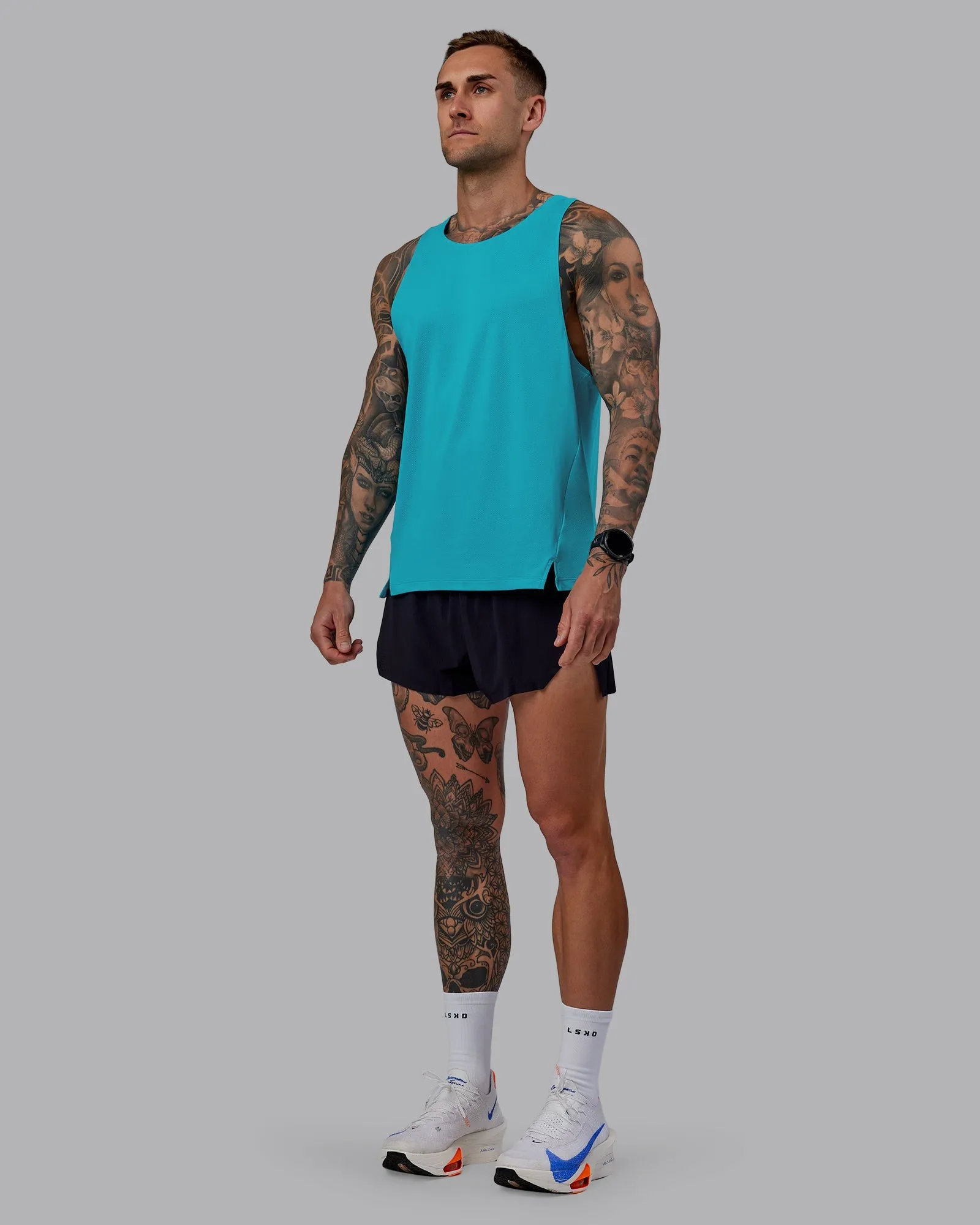 Pace Running Tank - Blue Bird