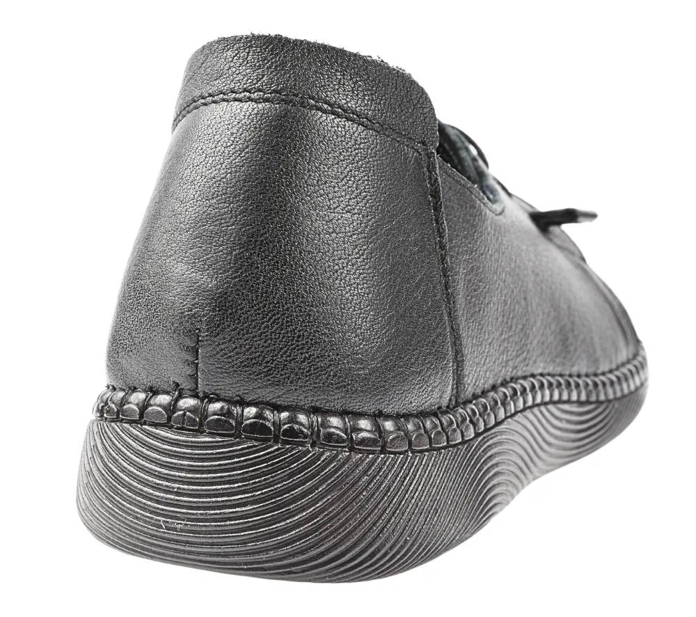 Pantofi casual, dama, FORMAZIONE, B33668 negru, piele naturala