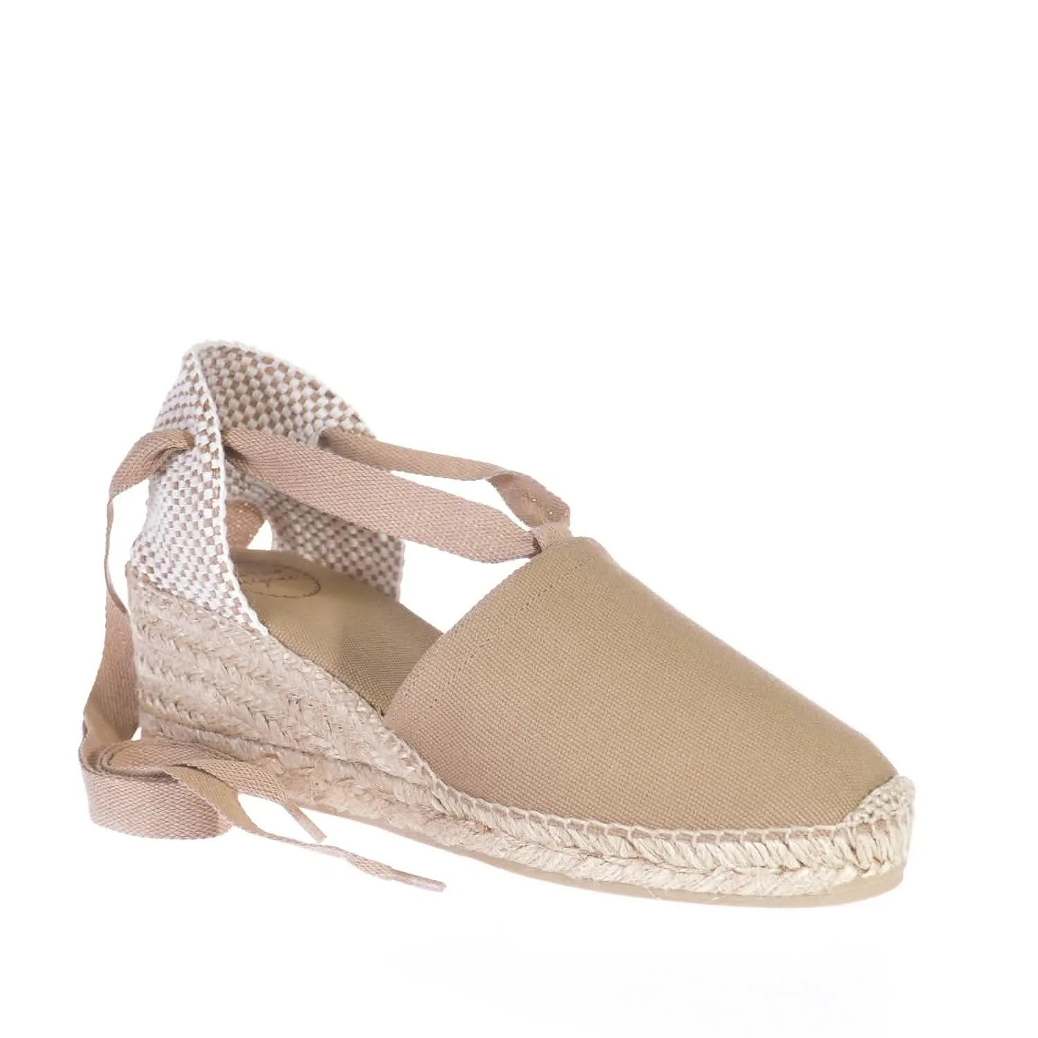 Plain Canvas Wedge Espadrille for Women - Valencia