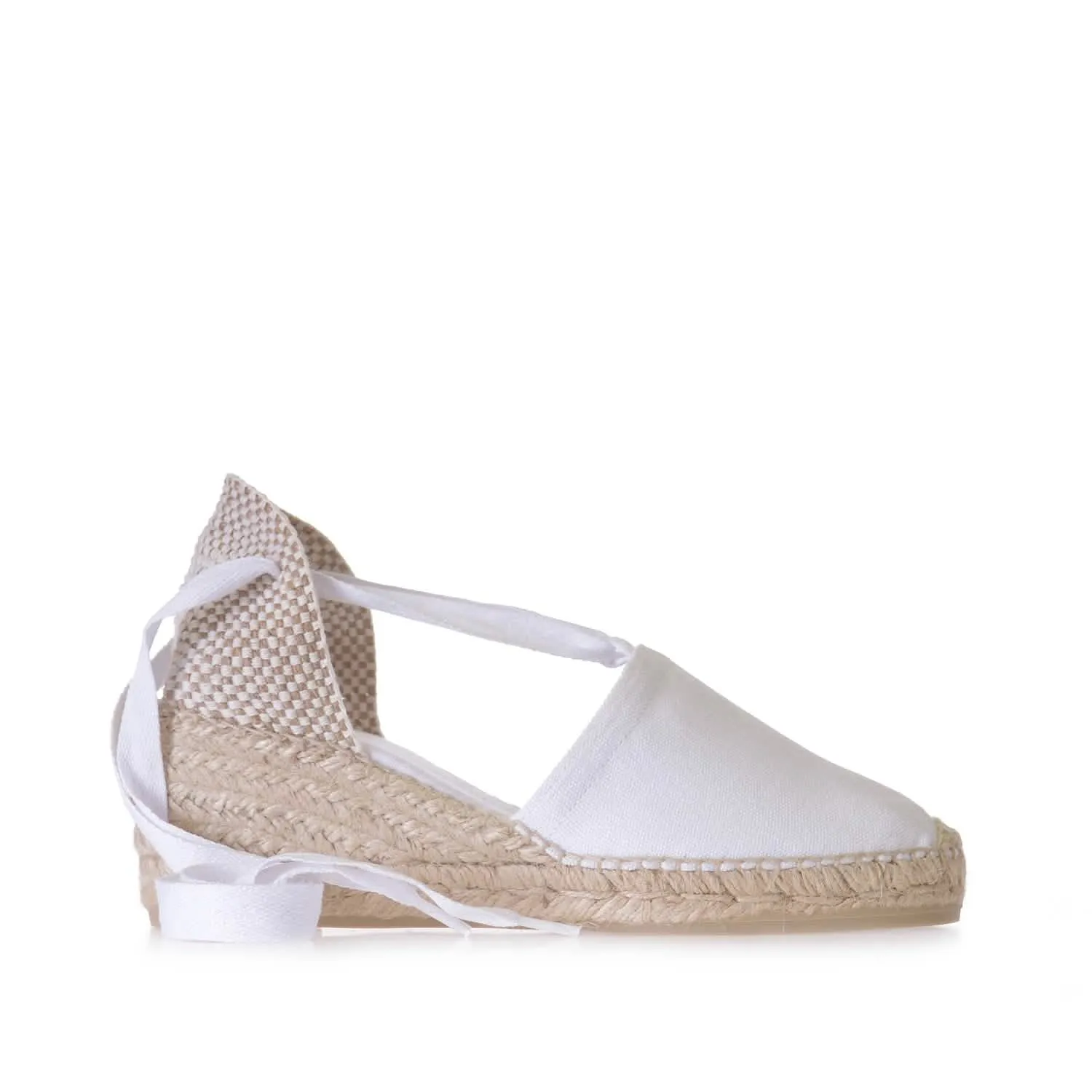 Plain Canvas Wedge Espadrille for Women - Valencia