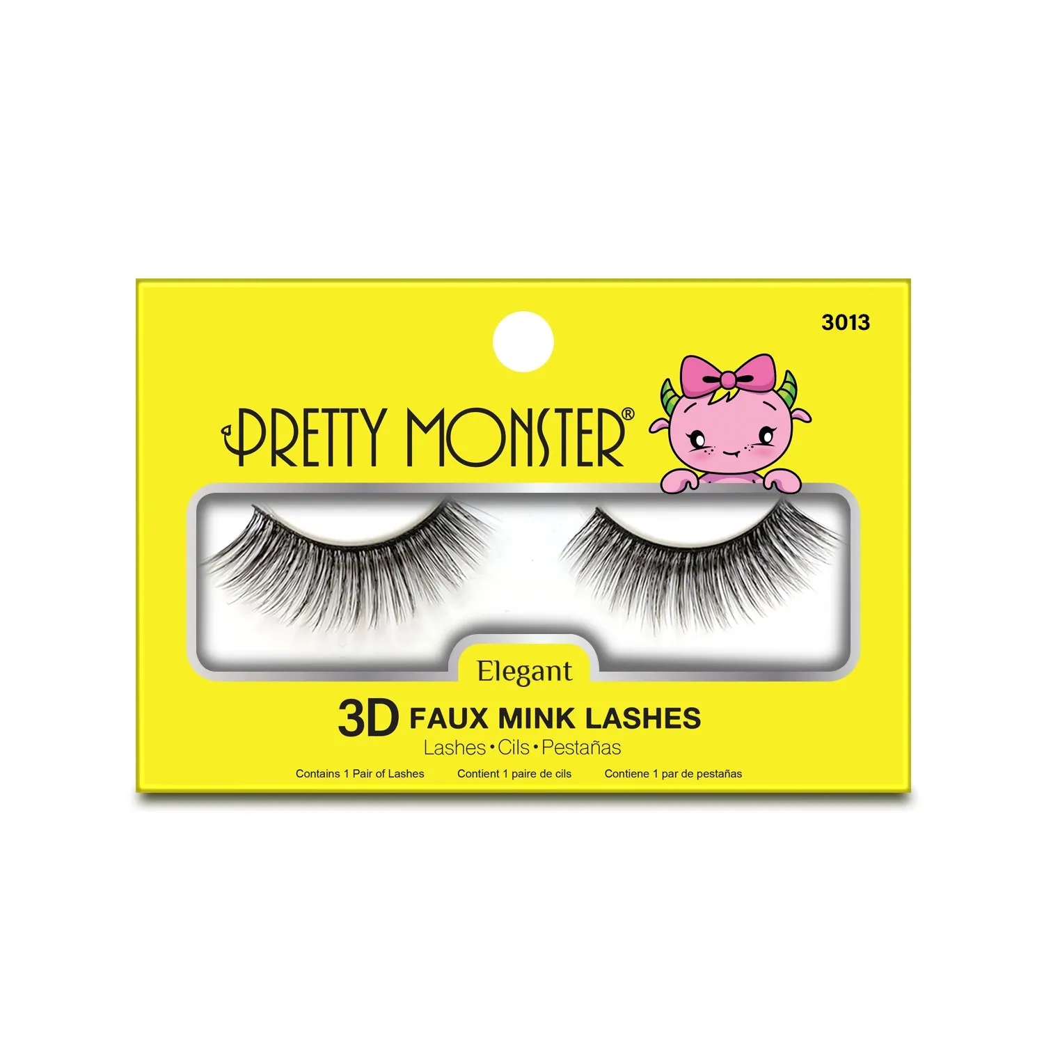 Pretty Monster Elegant 3D Pestaas de Mink