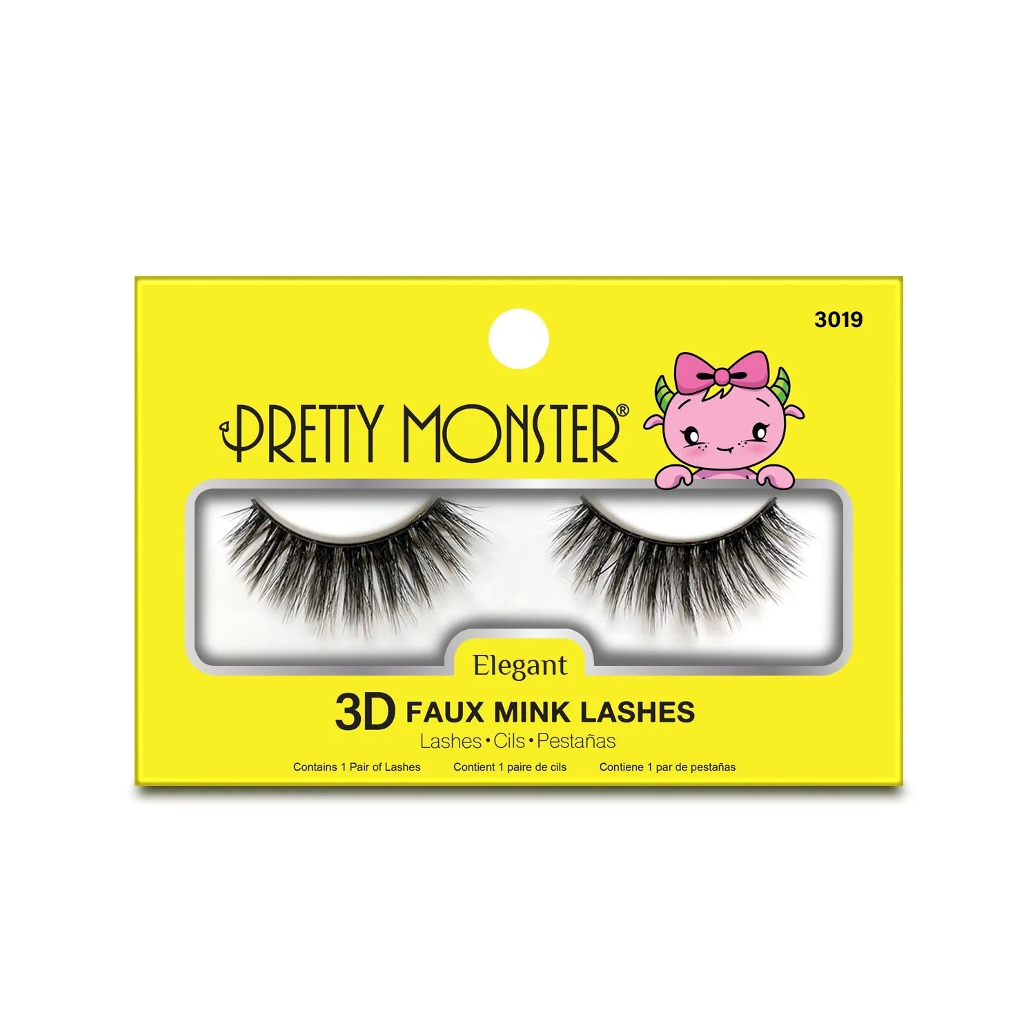 Pretty Monster Elegant 3D Pestaas de Mink