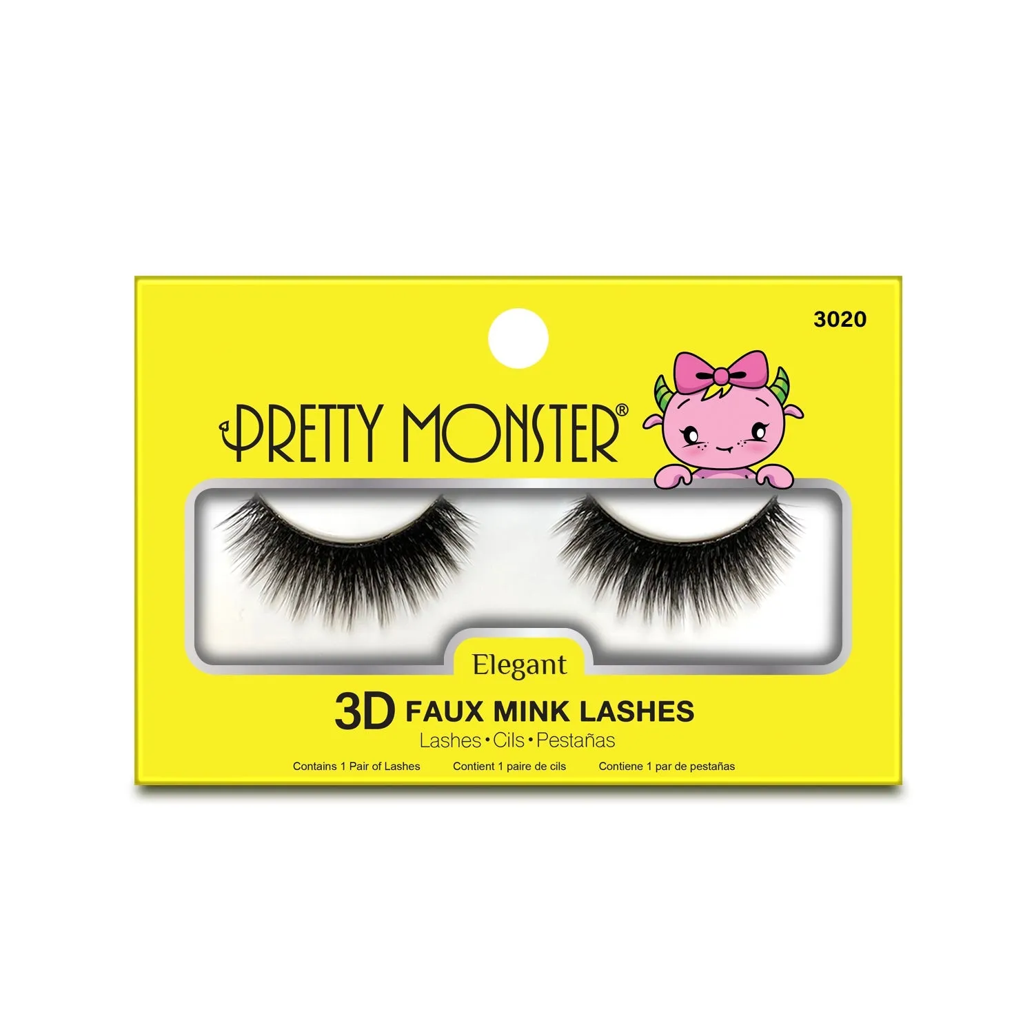 Pretty Monster Elegant 3D Pestaas de Mink