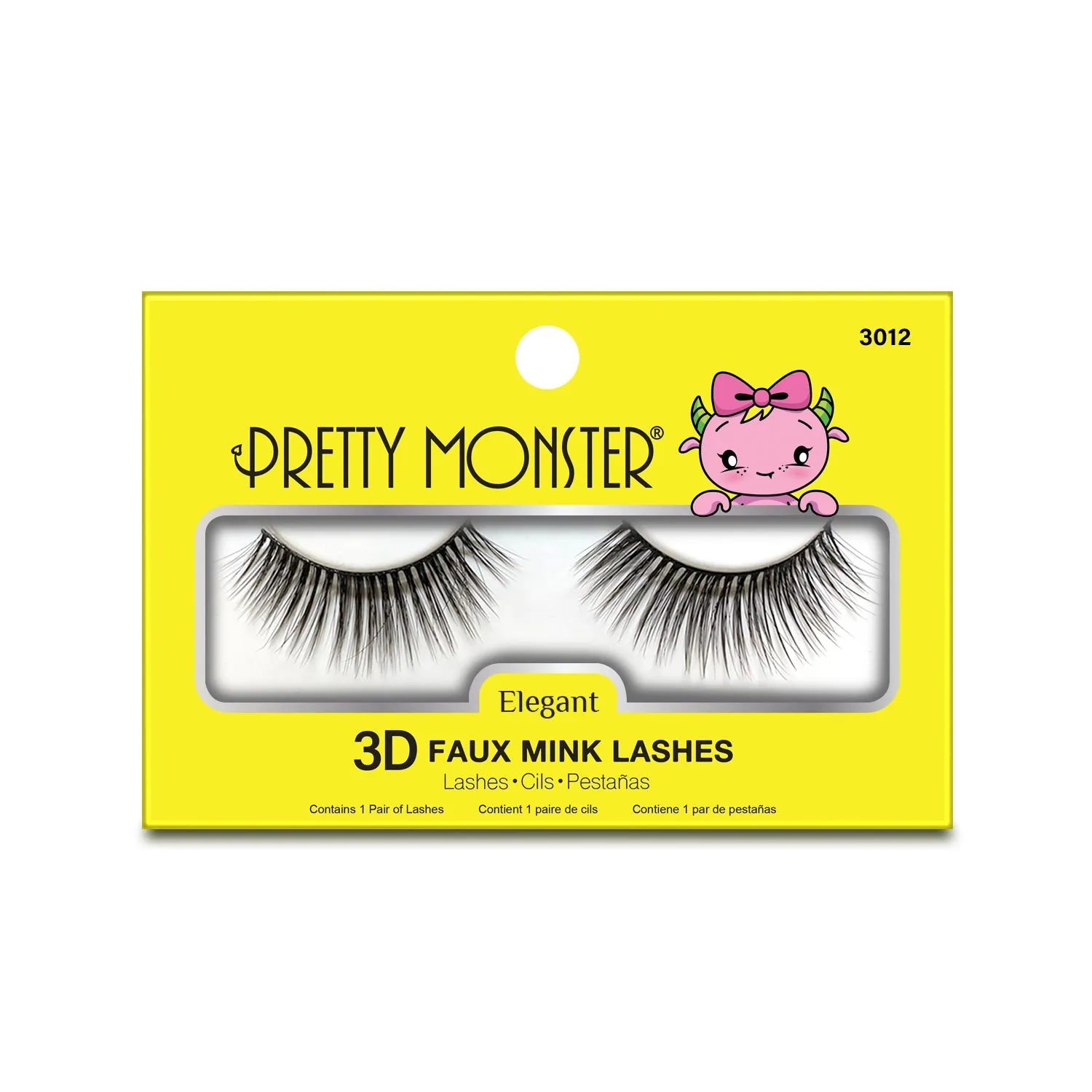 Pretty Monster Elegant 3D Pestaas de Mink