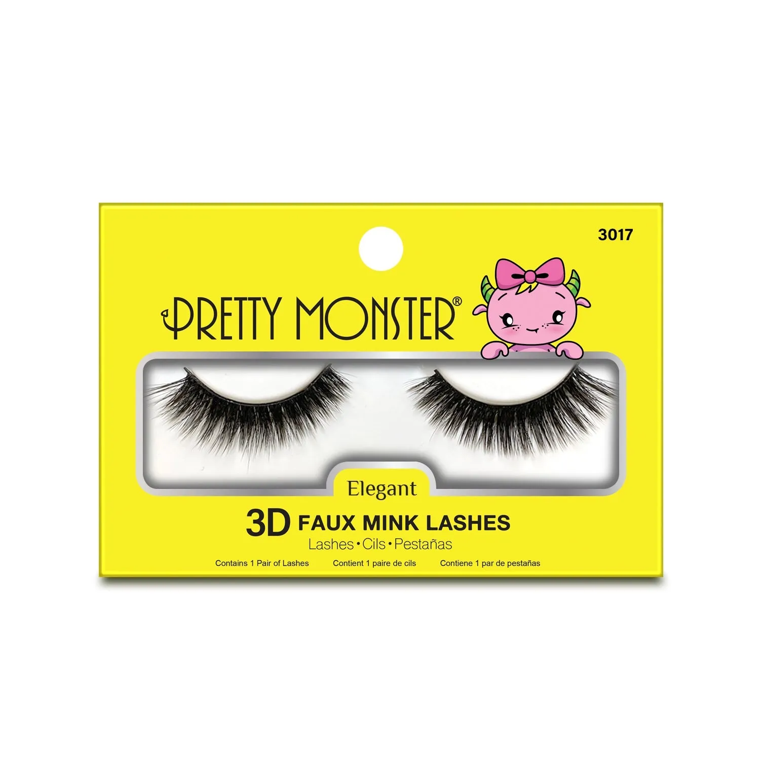 Pretty Monster Elegant 3D Pestaas de Mink