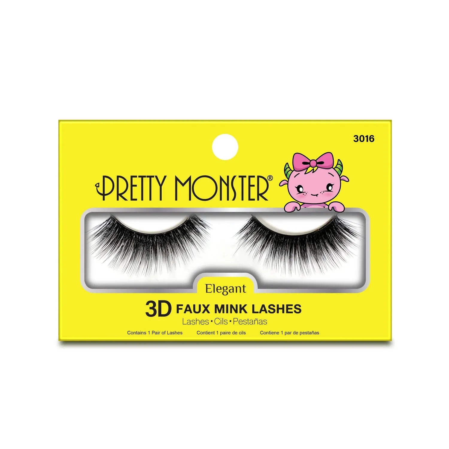 Pretty Monster Elegant 3D Pestaas de Mink