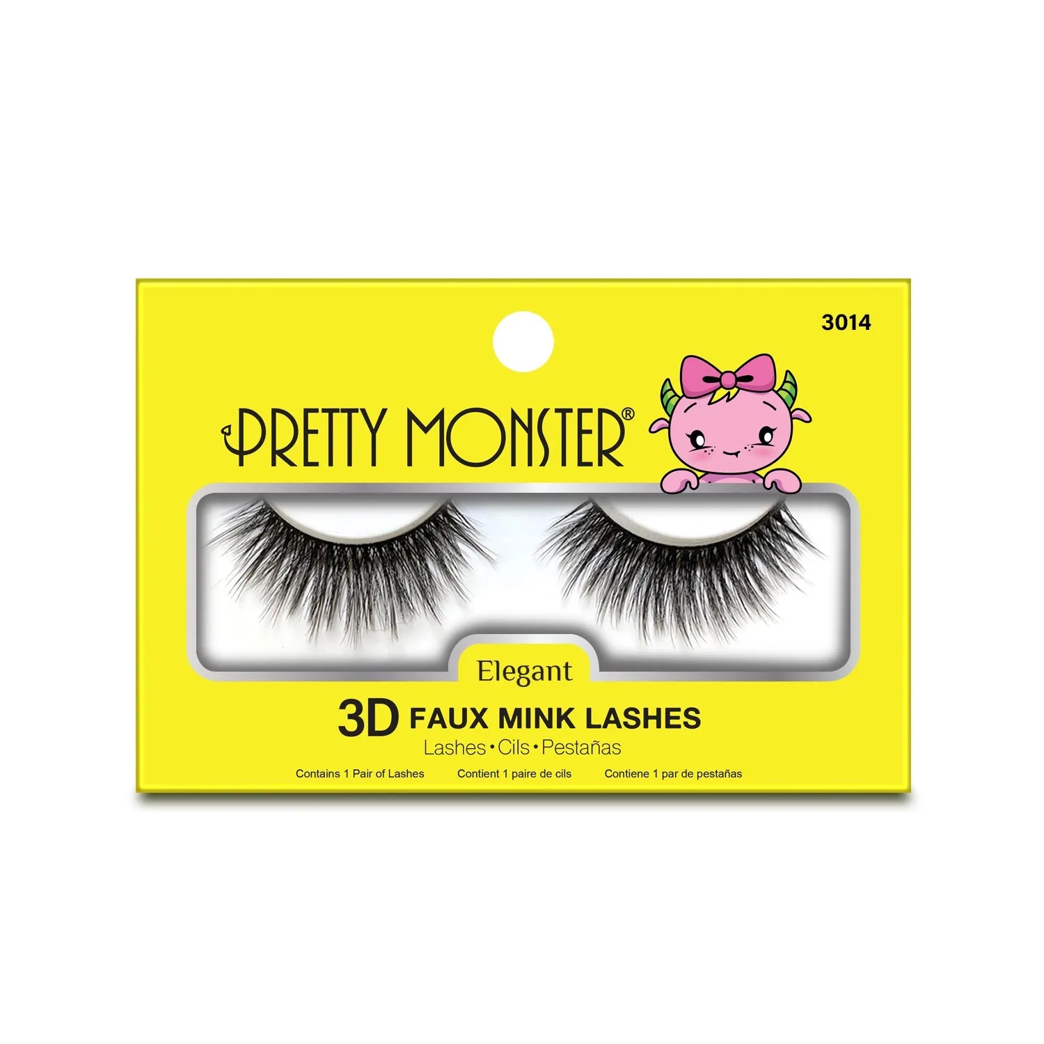 Pretty Monster Elegant 3D Pestaas de Mink