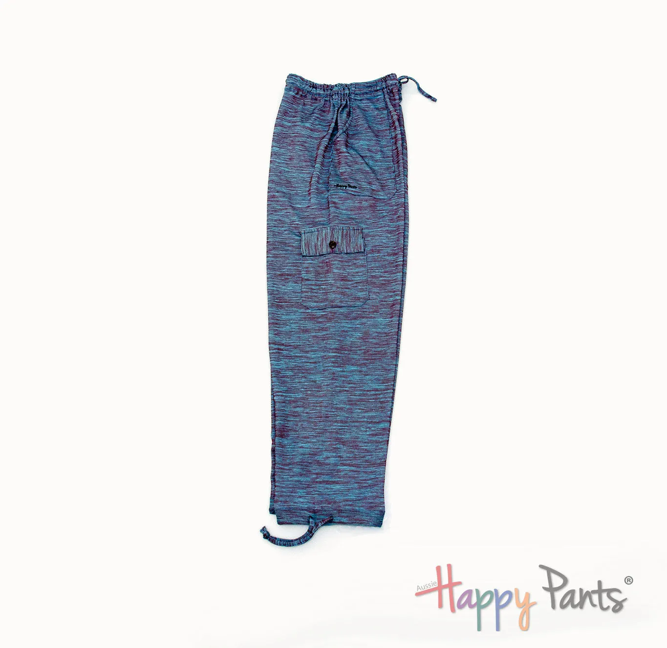 Sea Breeze Blue Women Happy Pants