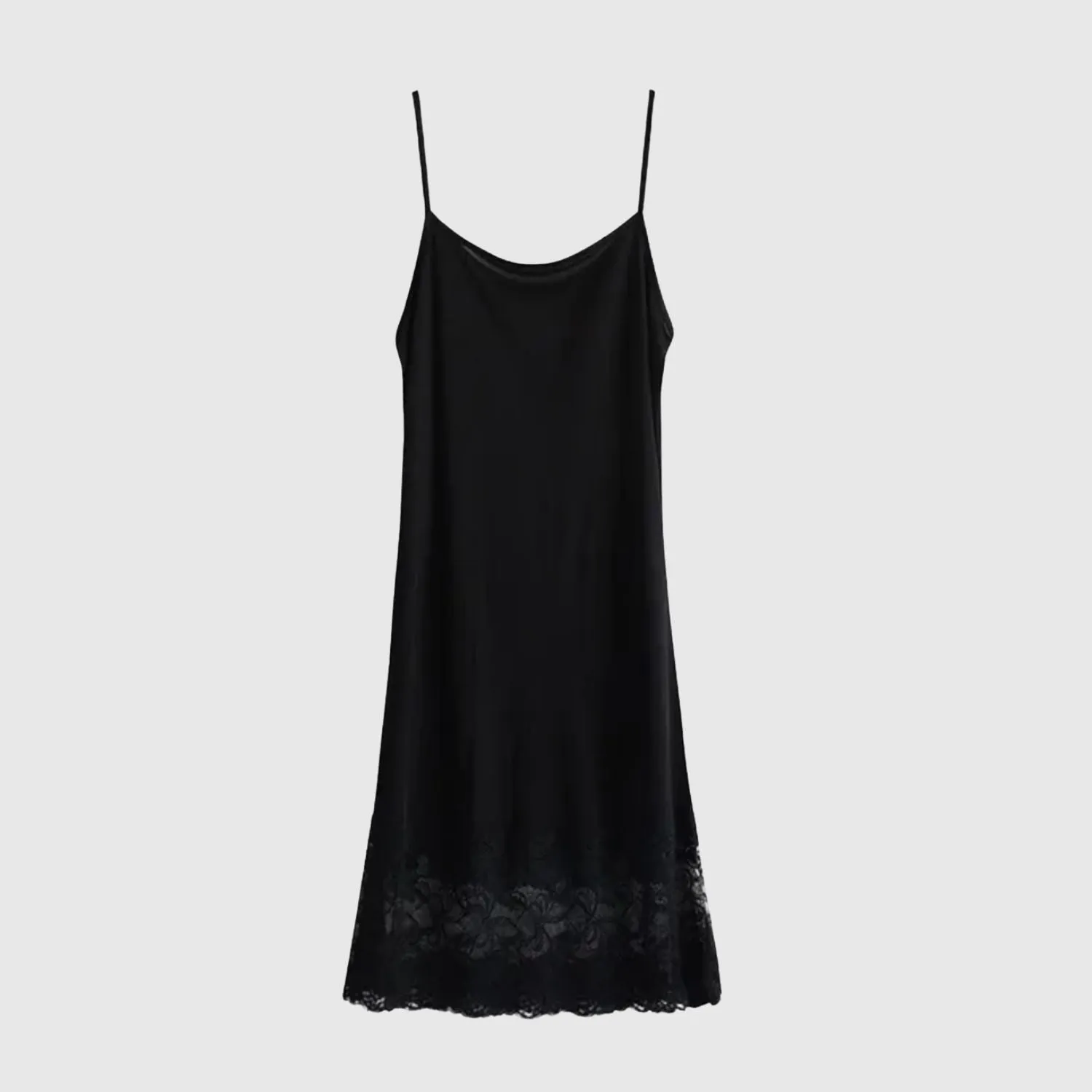 Silk Slip Dress with lace hem | More colors