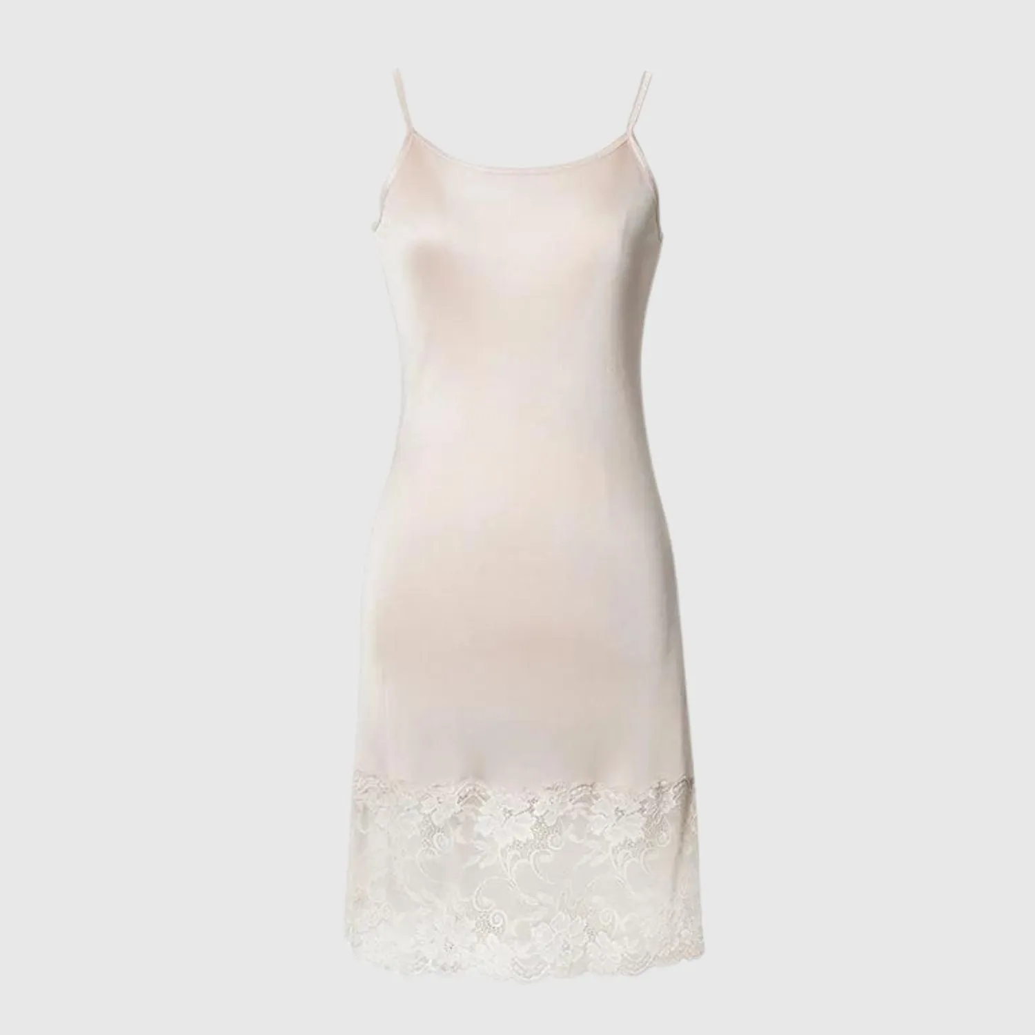 Silk Slip Dress with lace hem | More colors