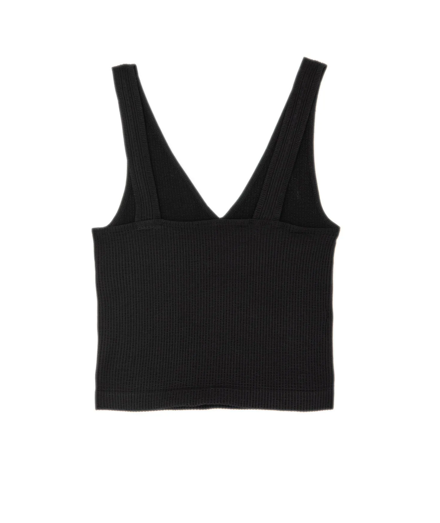 Sloane V Neck Ribbed Crop Top Women