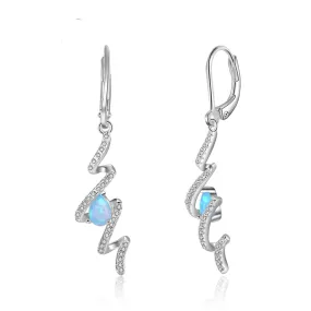 Spiral Shape Hoop Earrings For Women