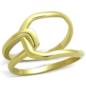 WildKlass Stainless Steel Ring IP Gold Women