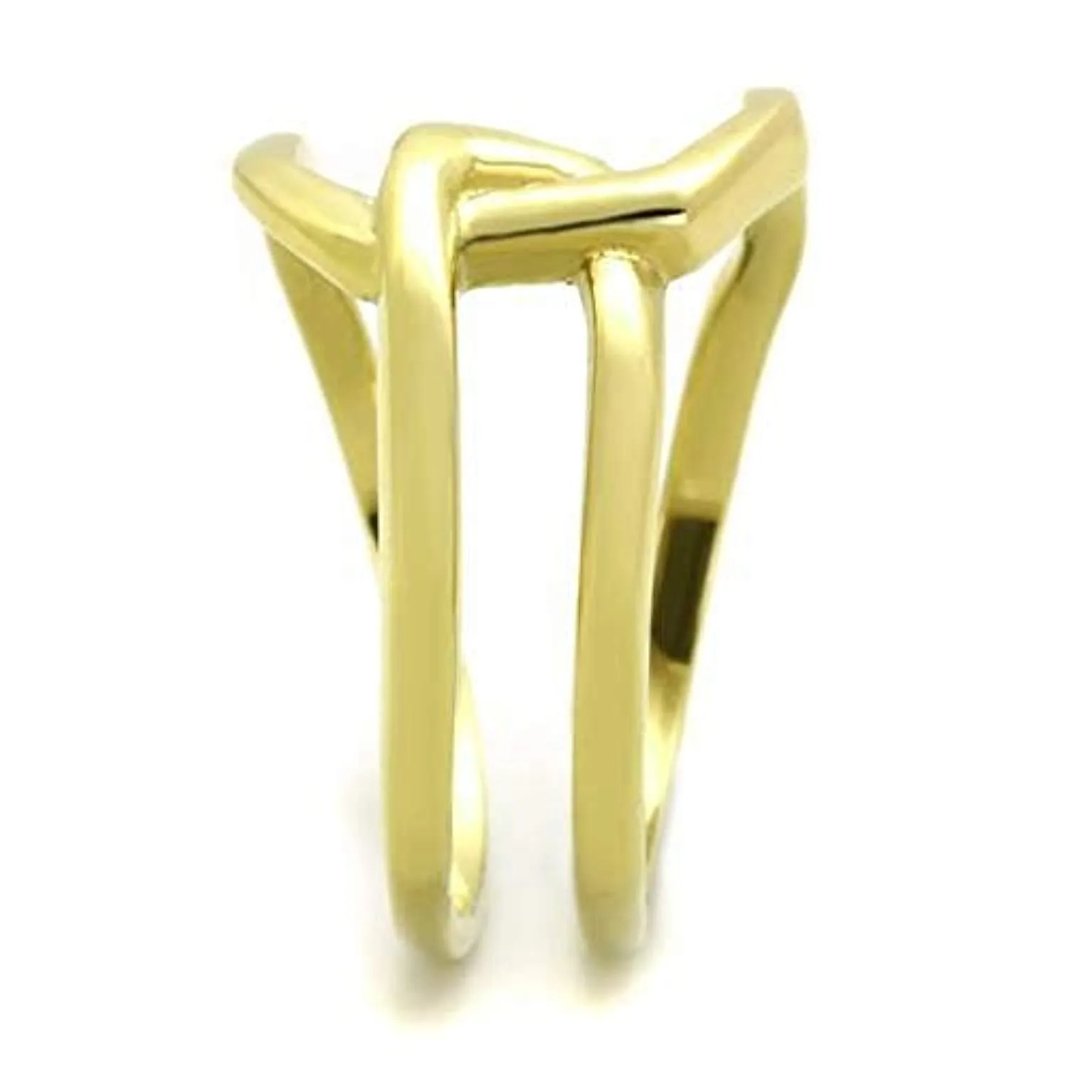 WildKlass Stainless Steel Ring IP Gold Women