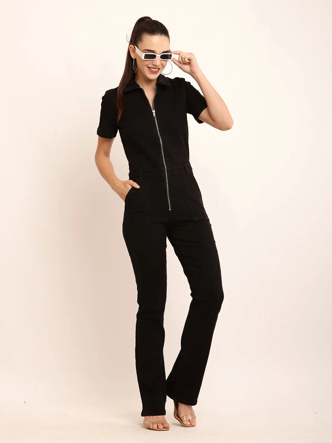 Women Denim Jumpsuit