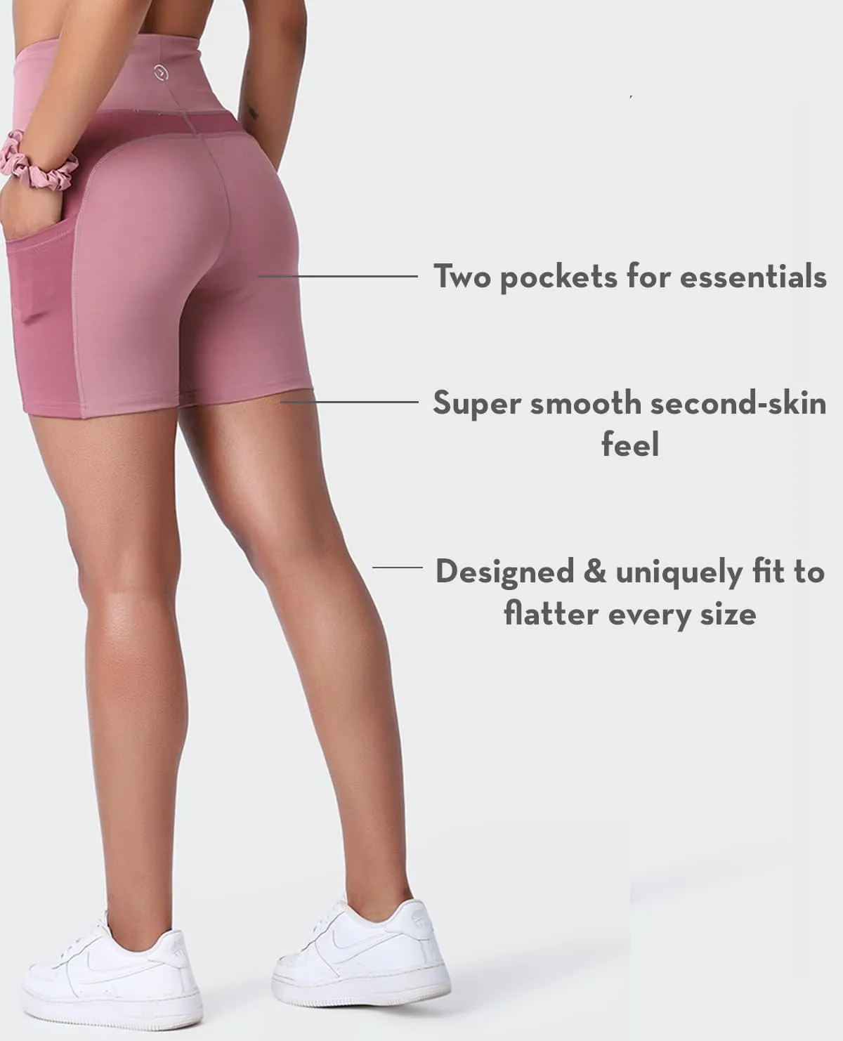 Women Sports Gym Shorts with Pockets